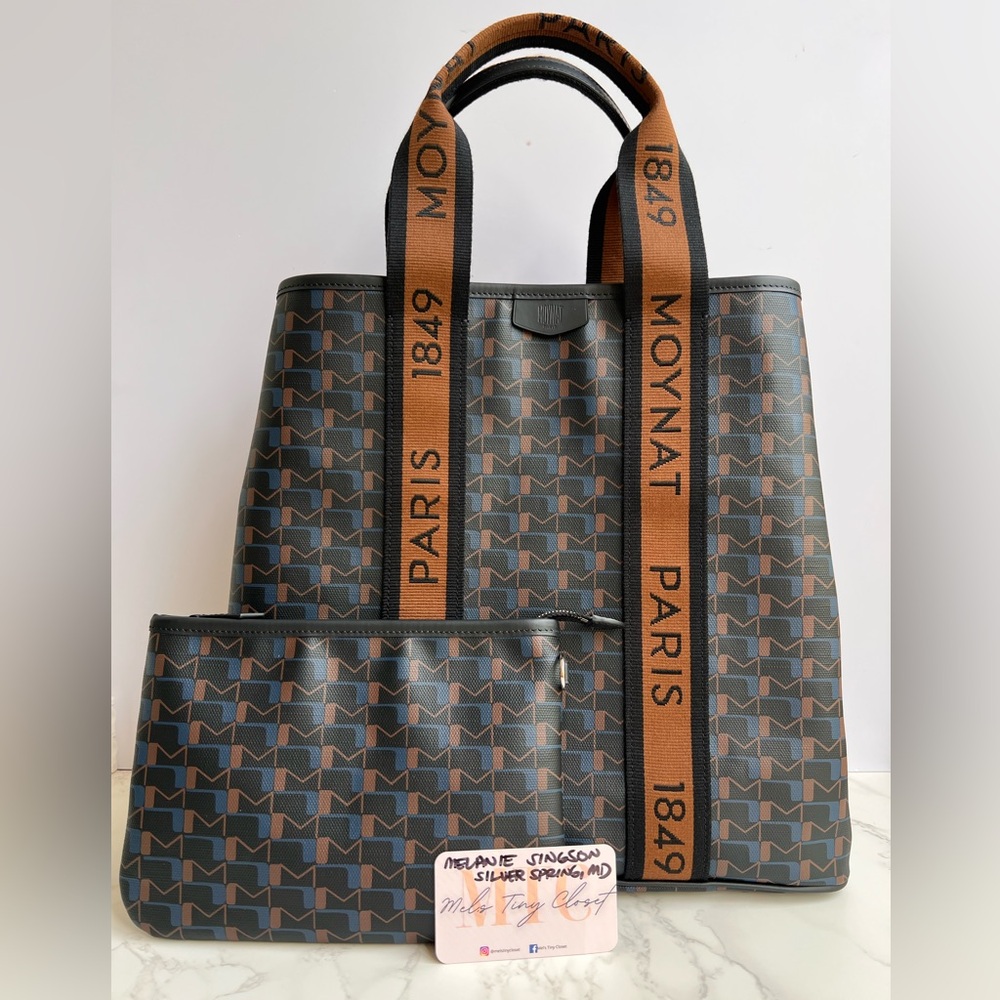 Authentic Brand New Moynat Maxi Tote bag with removable pouch